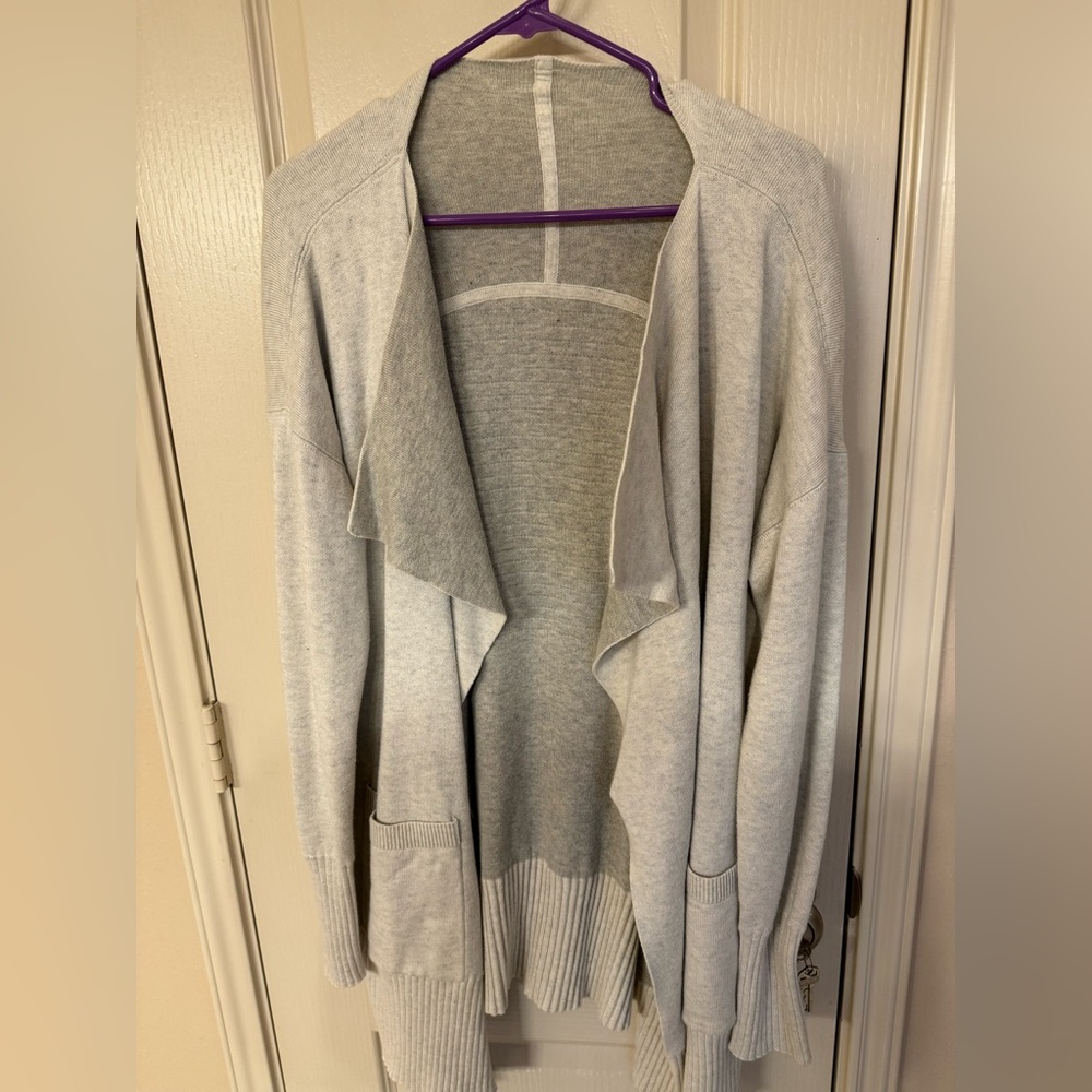 Lululemon Reversible Long Sleeve Open Sweater